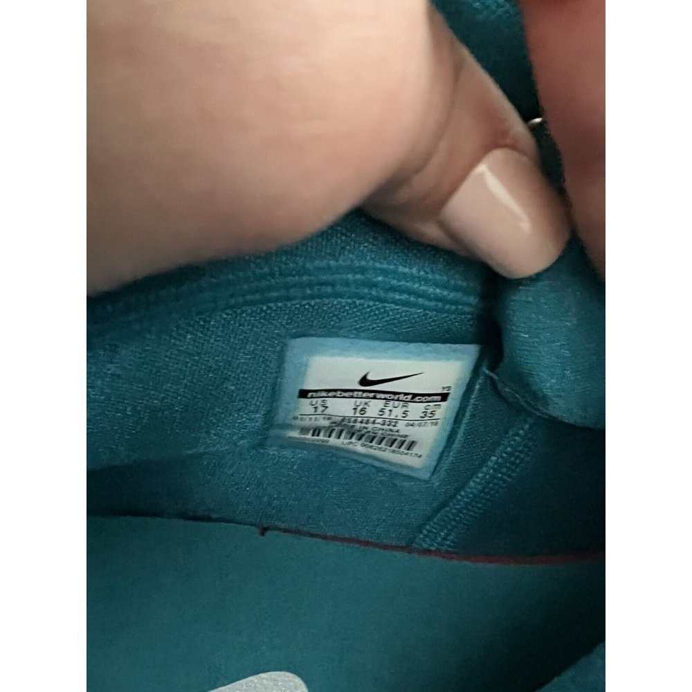 NEW Nike KD Trey 5 IV Mens Basketball Shoes 17 Teal Blue /White MSRP$100 - Picture 7 of 8